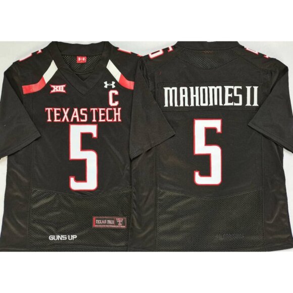 Mens Youths Kids Womens 5 Patrick Mahomes Black Stitched Jersey